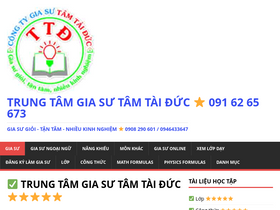 'giasutamtaiduc.com' screenshot