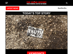 'thecrimereport.org' screenshot