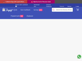 'zingoy.com' screenshot