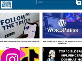 'thesmallbusinessblog.net' screenshot