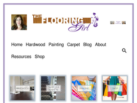 'theflooringgirl.com' screenshot