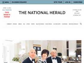 'thenationalherald.com' screenshot