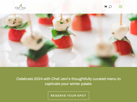 chefjeni.com homepage screenshot
