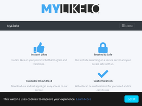 'mylikelo.com' screenshot