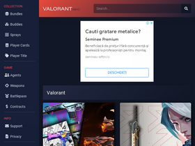 'valorantinfo.com' screenshot