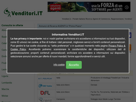 'venditori.it' screenshot