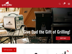 'grillagrills.com' screenshot