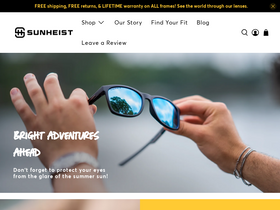 sunheist.com homepage screenshot
