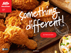 'marrybrown.com' screenshot