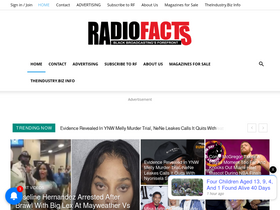 'radiofacts.com' screenshot
