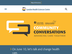 'lhsc.on.ca' screenshot