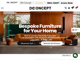 Dcconcept homepage screenshot