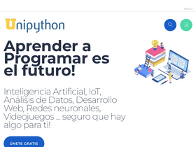 'unipython.com' screenshot