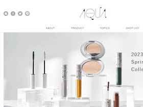 'aqua-cosme.com' screenshot