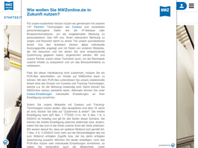 'nwzonline.de' screenshot