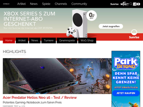 'games.ch' screenshot