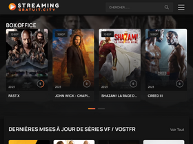 'streaminggratuit.city' screenshot