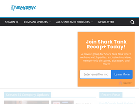 'sharktankrecap.com' screenshot