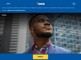 'yearup.org' screenshot