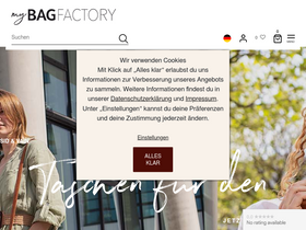 'my-bagfactory.com' screenshot
