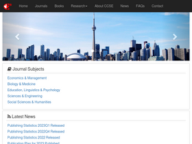'ccsenet.org' screenshot
