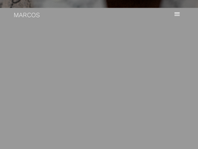 Marcos homepage screenshot