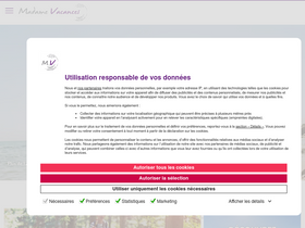 'madamevacances.com' screenshot