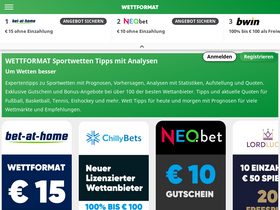 'wettformat.com' screenshot