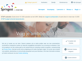 'springest.nl' screenshot