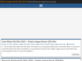 'idreamleaguesoccerkits.com' screenshot