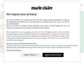 'marieclaire.fr' screenshot