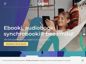 'legimi.pl' screenshot