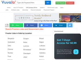 'yuvajobs.com' screenshot