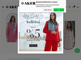 'aker.com.tr' screenshot