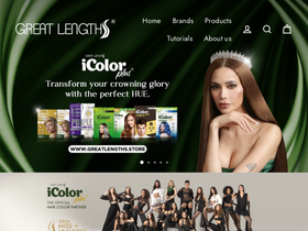 Greatlengths homepage screenshot