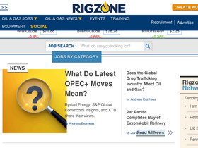 'rigzone.com' screenshot