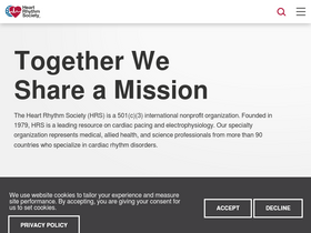 'hrsonline.org' screenshot