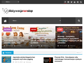 'motywacjanonstop.pl' screenshot