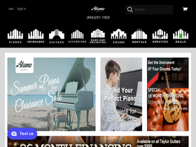 'alamomusic.com' screenshot