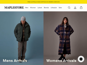 'maplestore.com.au' screenshot