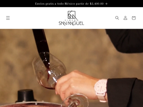 vinedosanmiguel.com.mx homepage screenshot