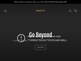 bynd4x4 homepage screenshot
