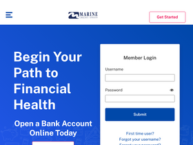 'marinecu.com' screenshot