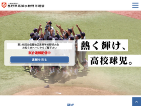 'nagano-hbf.jp' screenshot