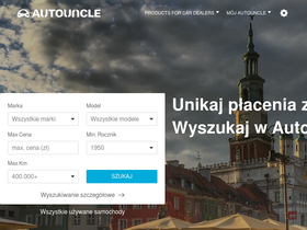 'autouncle.pl' screenshot
