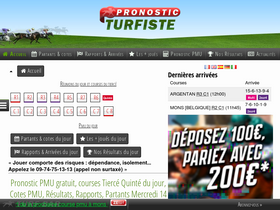 'pronostic-turfiste.fr' screenshot