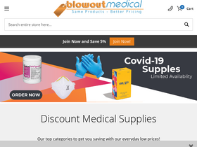 'blowoutmedical.com' screenshot