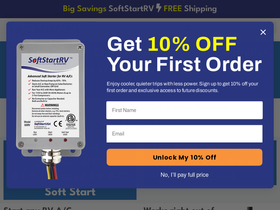 'softstartrv.com' screenshot