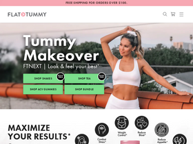 'flattummyco.com' screenshot