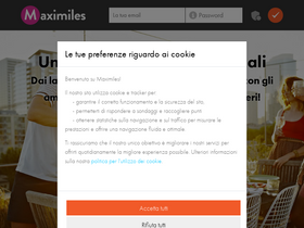 'maximiles.it' screenshot